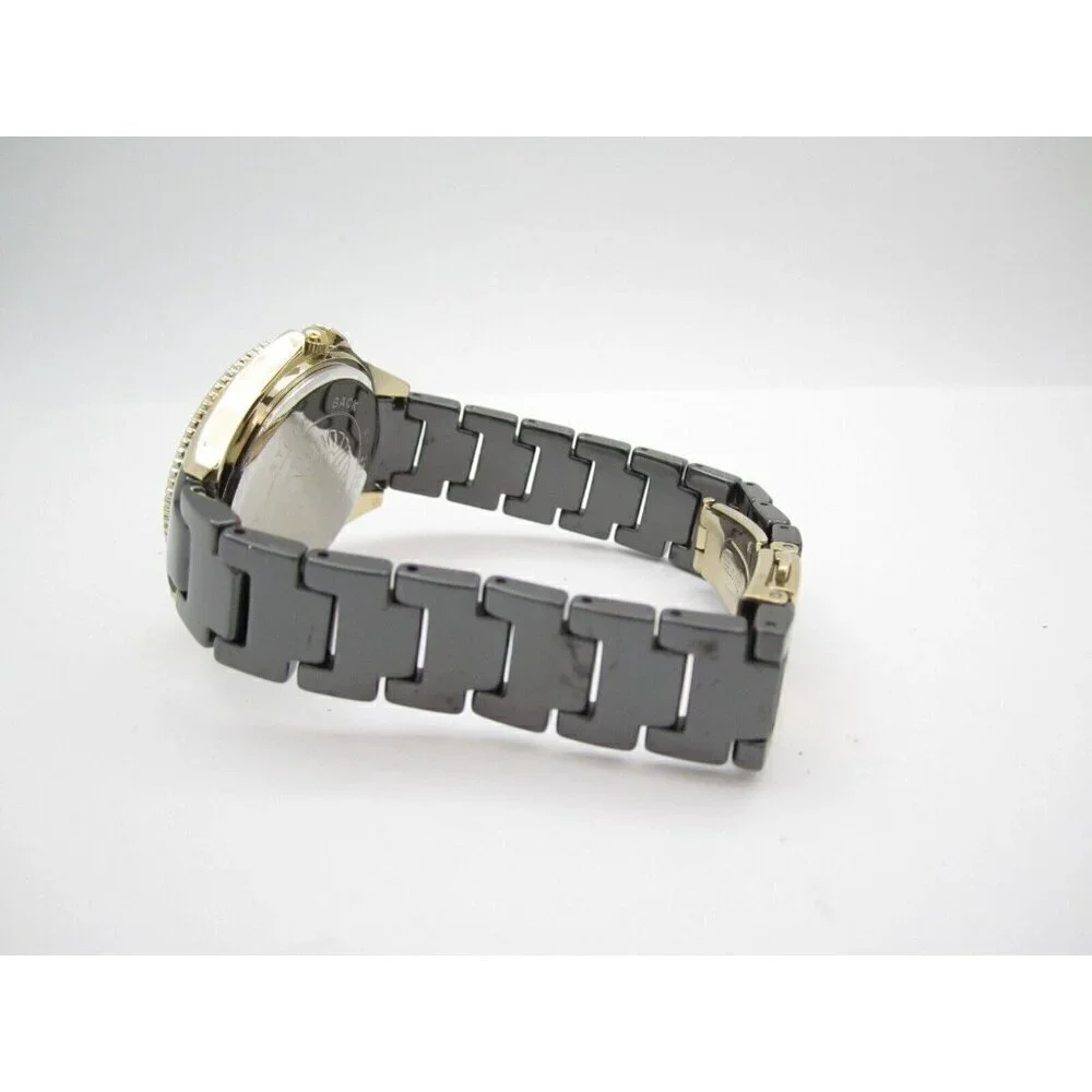 Women Anne Klein Ceramic Diamond Quartz 32mm Analog Watch (G843) 